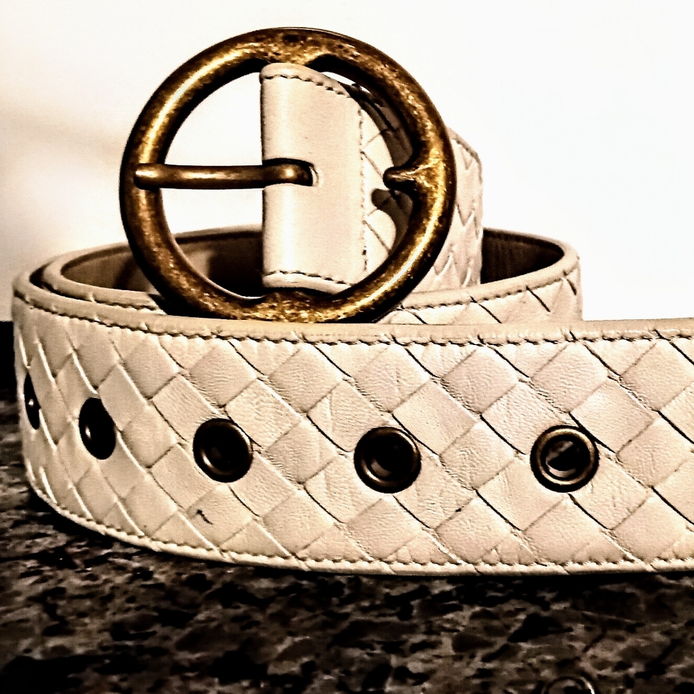 Bottega Veneta Intrecciato woven leather belt